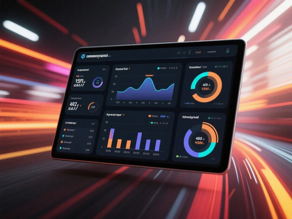 极速赛车数据平台界面展示