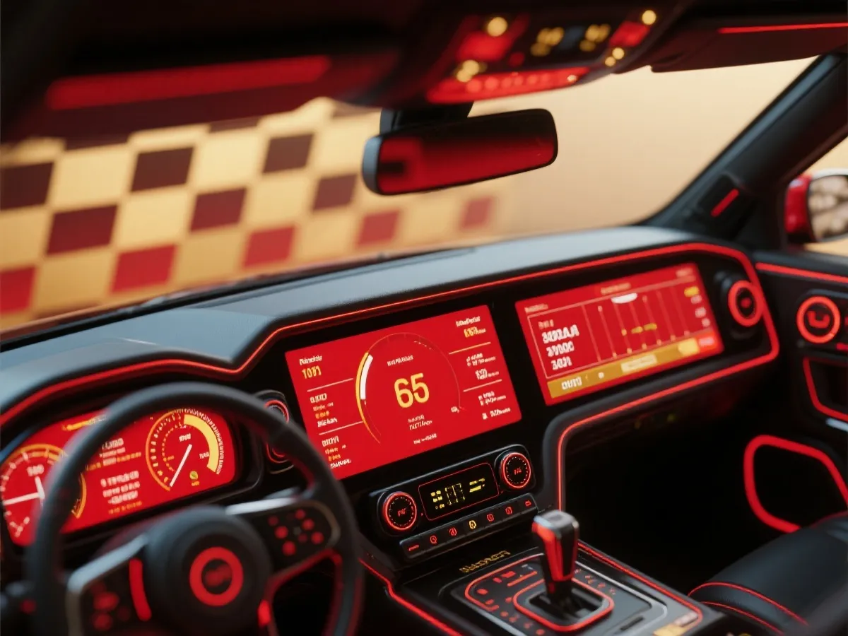 极速赛车开奖直播界面示意图