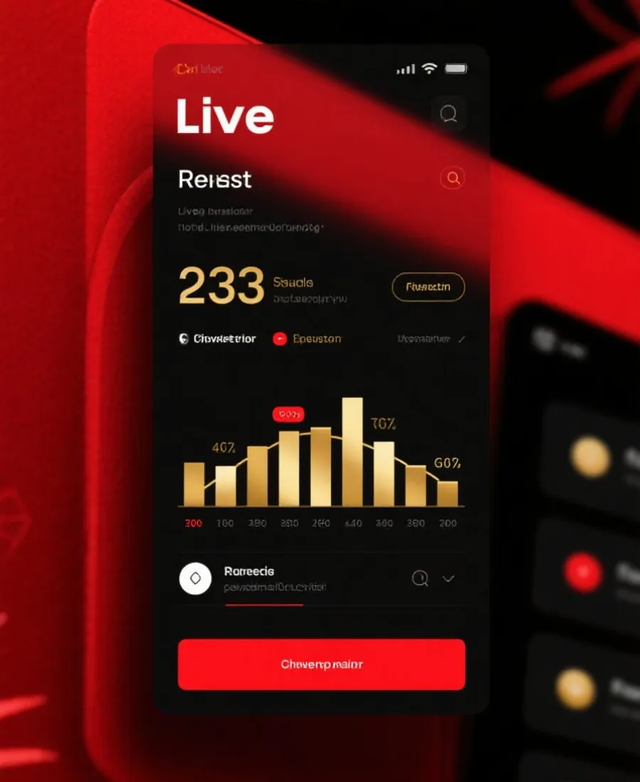 实时开奖数据展示示意图